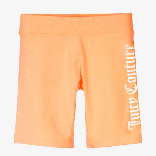Juicy Couture-Neon Orange Jersey Shorts | Childrensalon Outlet
