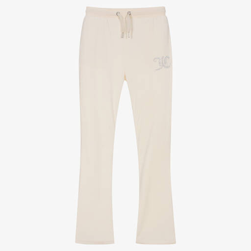 Juicy Couture-Кремовые велюровые джоггеры | Childrensalon Outlet