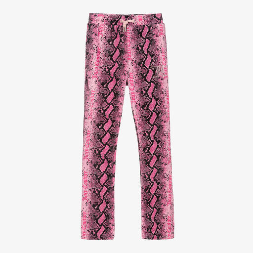 Juicy Couture-Bas de jogging rose imprimé animal | Childrensalon Outlet