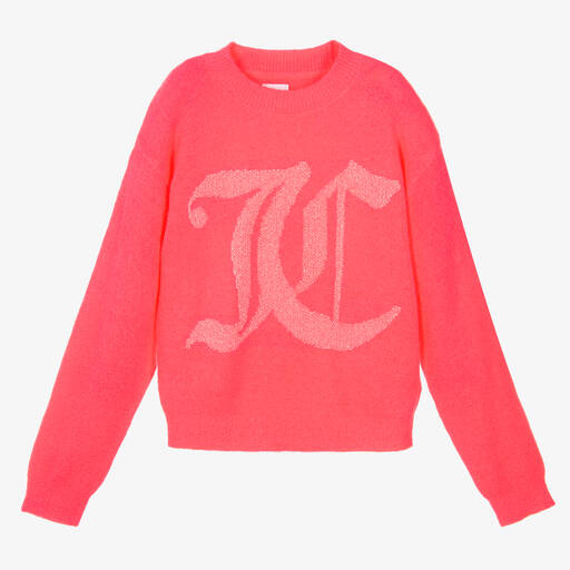 Juicy Couture-Teen Girls Pink Logo Sweater | Childrensalon Outlet