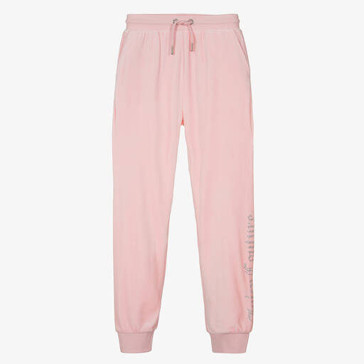 Juicy Couture-Teen Girls Pink Velour Joggers | Childrensalon Outlet