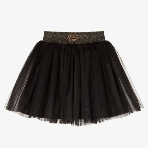 Junona-Girls Black Tulle Skirt | Childrensalon Outlet