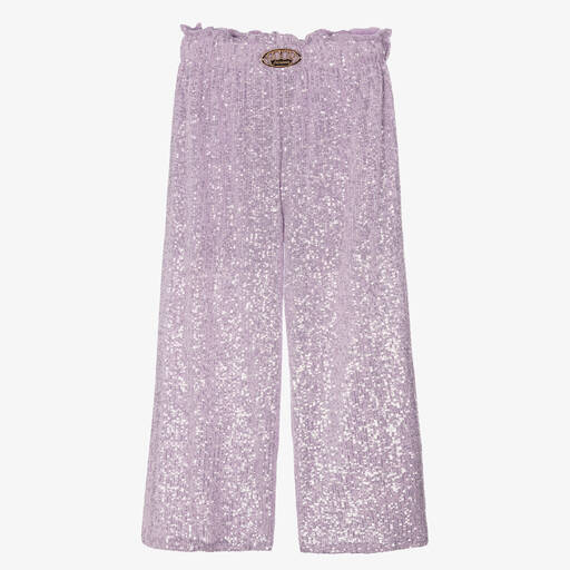 Junona-Фиолетовые брюки с пайетками | Childrensalon Outlet