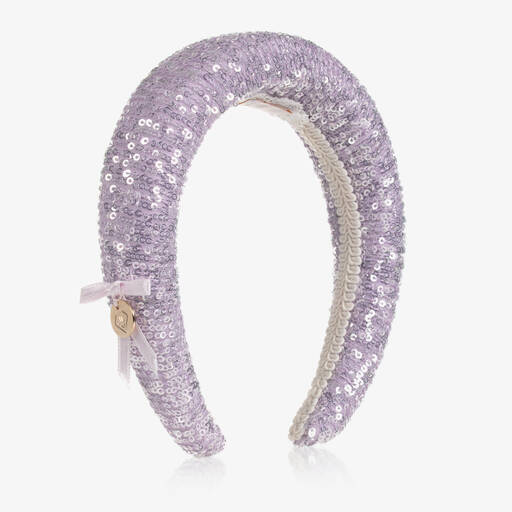 Junona-Serre-tête lilas à sequins fille | Childrensalon Outlet