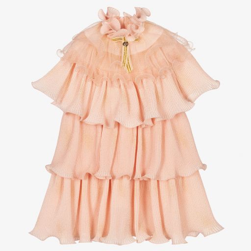 Junona-Rosa, plissiertes Kleid  | Childrensalon Outlet