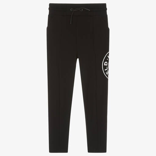 KARL LAGERFELD KIDS-Girls Black Milano Jersey Joggers | Childrensalon Outlet