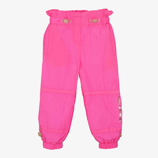 KARL LAGERFELD KIDS-بنطلون لون زهري للبنات | Childrensalon Outlet