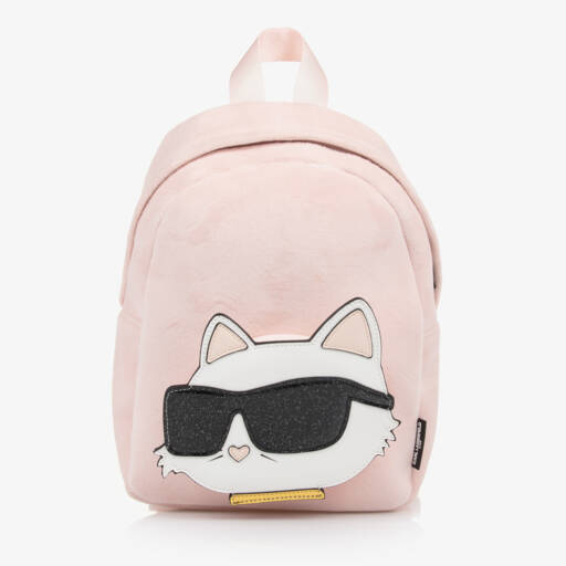 KARL LAGERFELD KIDS-Girls Rosy Choupette Rucksack Delight | Childrensalon Outlet