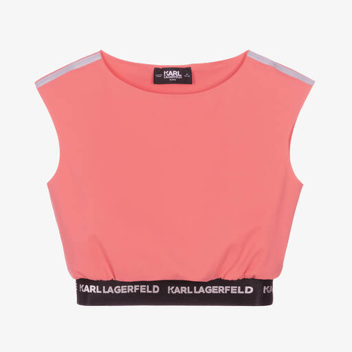 KARL LAGERFELD KIDS-Oranges Teen Jersey-Sporttop | Childrensalon Outlet