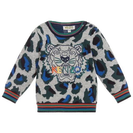 KENZO KIDS-Baby Boys Tiger Sweater | Childrensalon Outlet