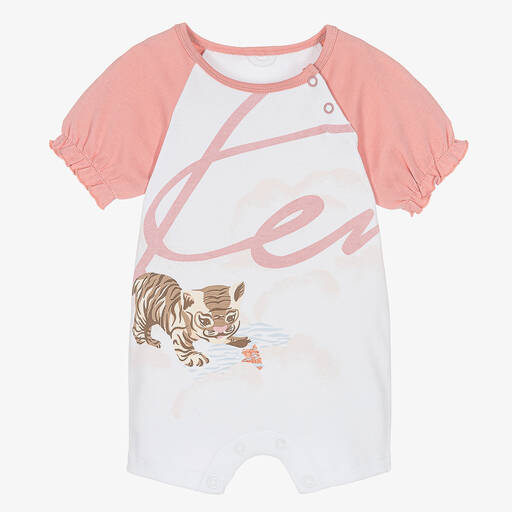 KENZO KIDS-Barboteuse en coton Multi-Iconics | Childrensalon Outlet