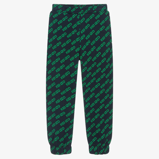 KENZO KIDS-Blaue Baumwolljersey-Jogginghose | Childrensalon Outlet