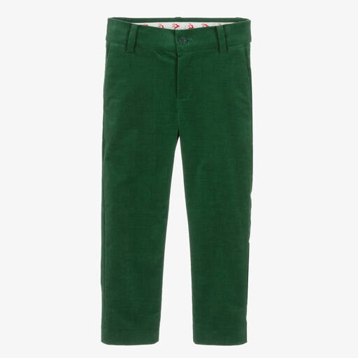 KENZO KIDS-Grüne festliche Baumwollhose | Childrensalon Outlet