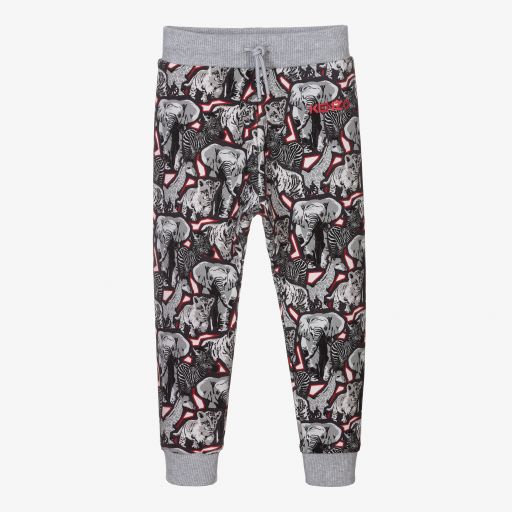 KENZO KIDS-Graue Baumwoll-Jogginghose für Jungen | Childrensalon Outlet