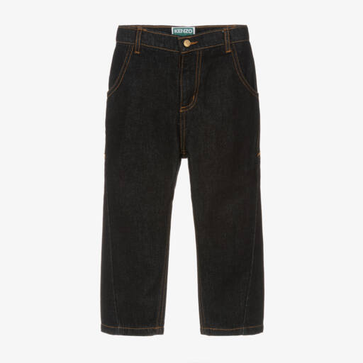 KENZO KIDS-Boys Relaxed Blue Denim Trousers | Childrensalon Outlet