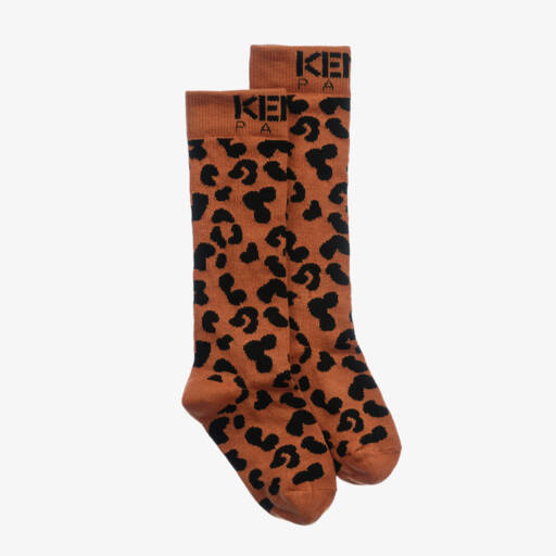 KENZO KIDS-Boys Wildcat Patterned Socks | Childrensalon Outlet