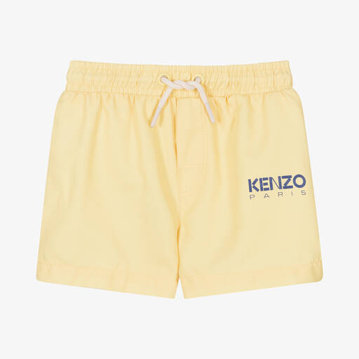 KENZO KIDS-Gelbe Badeshorts für Jungen | Childrensalon Outlet