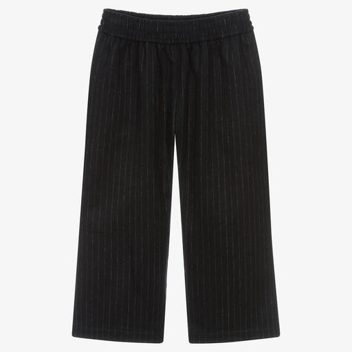 KENZO KIDS-Girls Blue Baseball Stripe Trousers | Childrensalon Outlet