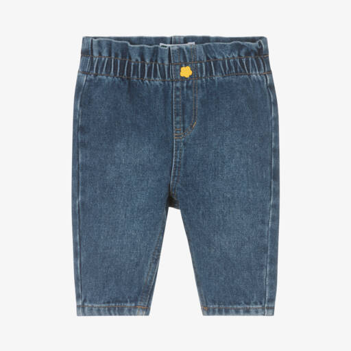 KENZO KIDS-Girls Denim Trousers in Blue | Childrensalon Outlet