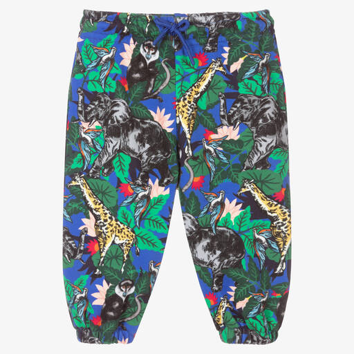 KENZO KIDS-Girls Green Jungle Joggers | Childrensalon Outlet