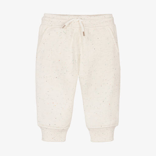 KENZO KIDS-Girls Ivory Cotton Joggers | Childrensalon Outlet