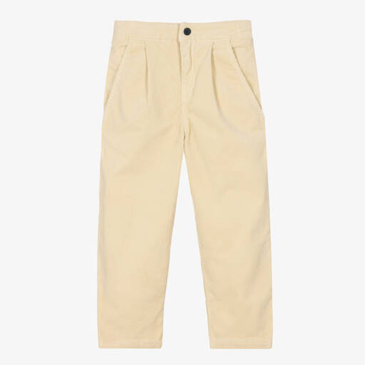 KENZO KIDS-Girls Ivory KOTORA Corduroy Trousers | Childrensalon Outlet