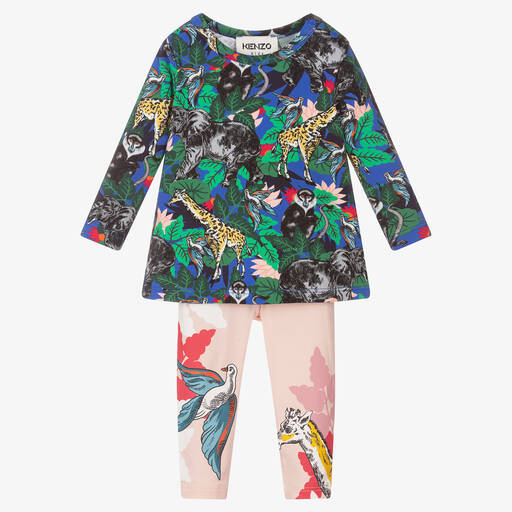 KENZO KIDS-Girls Jungle Leggings Set | Childrensalon Outlet