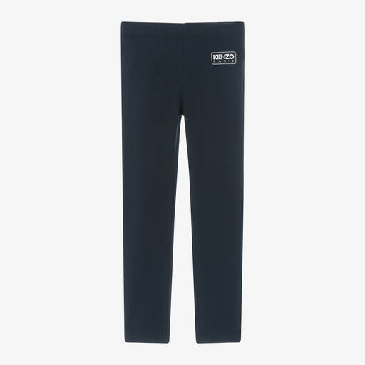 KENZO KIDS-ليغنغز قطن جيرسي لون كحلي للبنات | Childrensalon Outlet