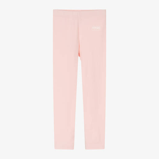 KENZO KIDS-Розовые хлопковые легинсы для девочек | Childrensalon Outlet