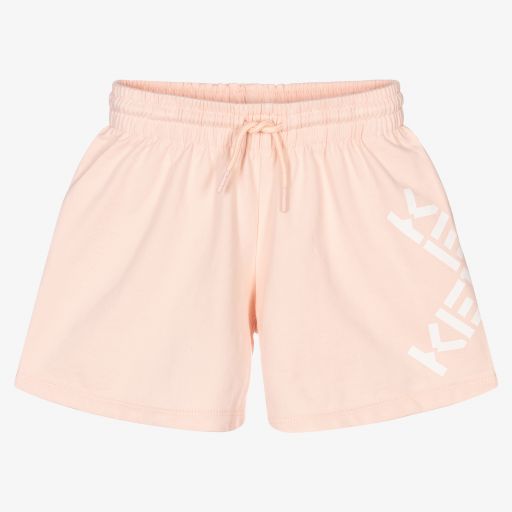 KENZO KIDS-Short rose en coton Fille | Childrensalon Outlet