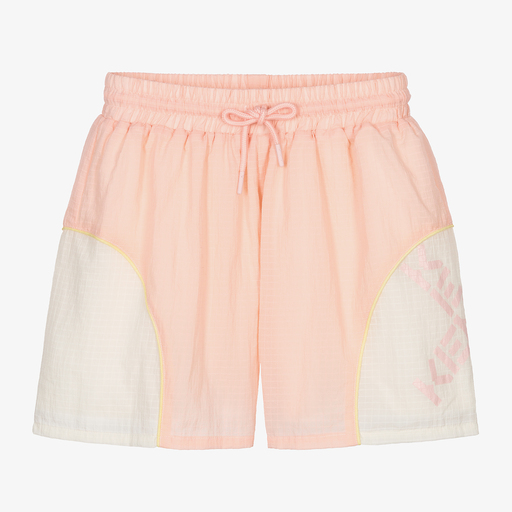 KENZO KIDS-Short rose en nylon Fille | Childrensalon Outlet