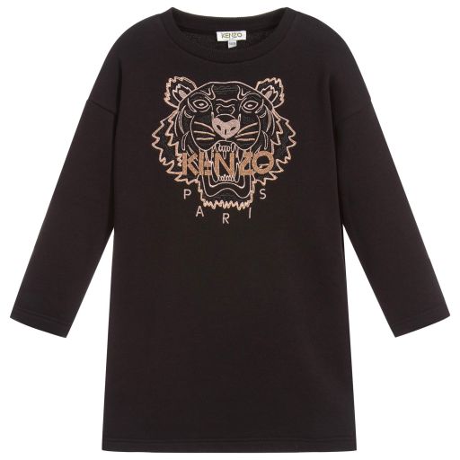 KENZO KIDS-Girls TIGER Sweatshirt Dress | Childrensalon Outlet