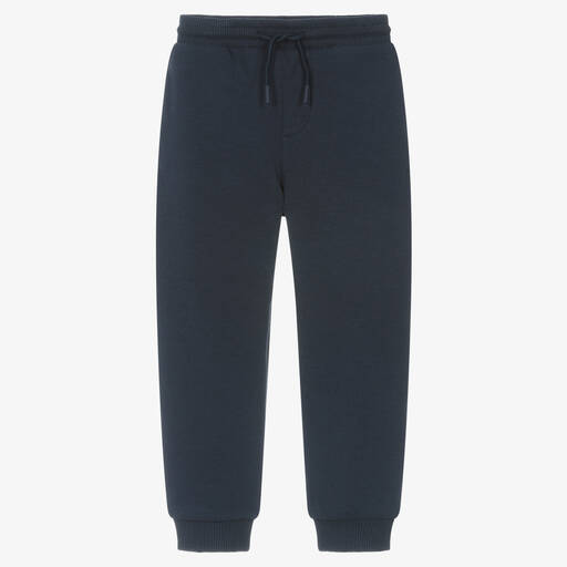 KENZO KIDS-Navy Blue Drawstring Joggers | Childrensalon Outlet