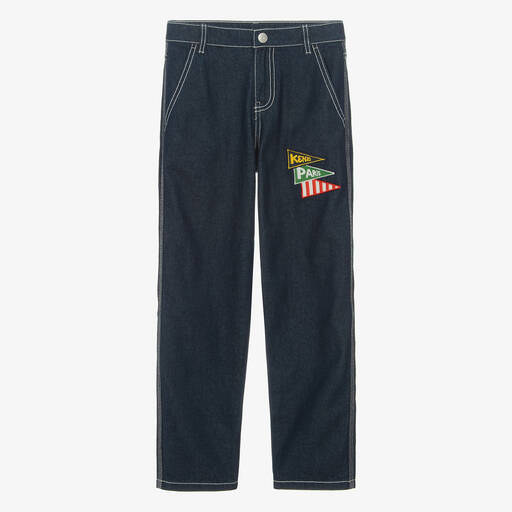 KENZO KIDS-Синие джинсы для мальчиков-подростков | Childrensalon Outlet