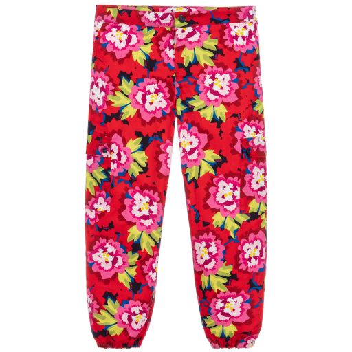 KENZO KIDS-Teen Girls Flower Trousers | Childrensalon Outlet