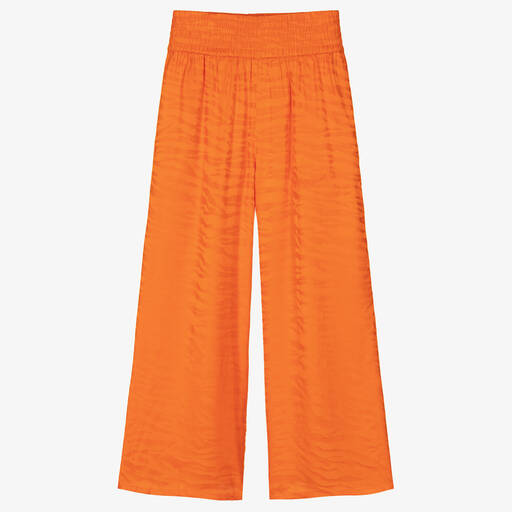 KENZO KIDS-Оранжевые брюки в тигровую полоску | Childrensalon Outlet