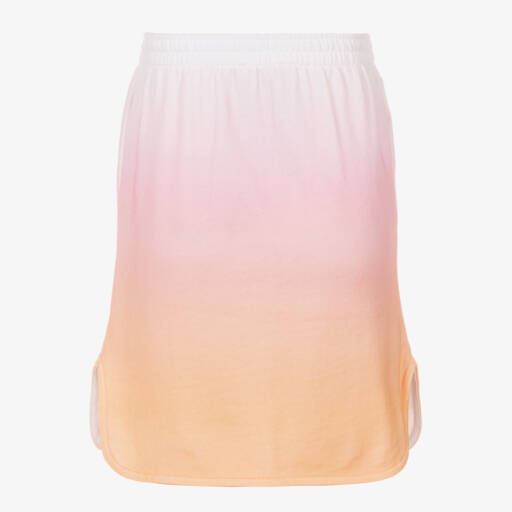 KENZO KIDS-Teen Girls Pink Cotton Logo Skirt  | Childrensalon Outlet
