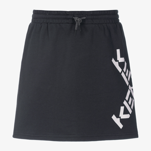 KENZO KIDS-Серая хлопковая юбка для подростков | Childrensalon Outlet