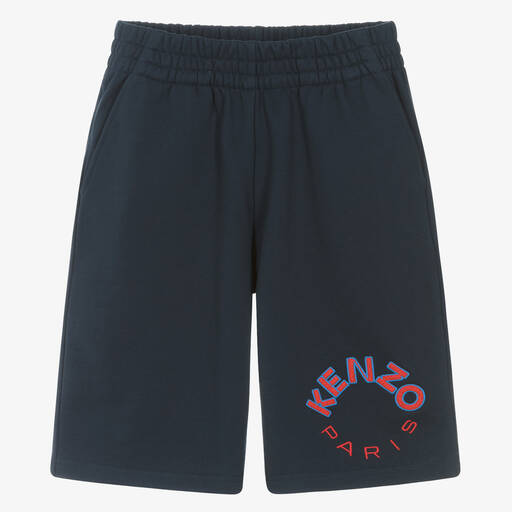 KENZO KIDS-شورت قطن لون كحلي تينز | Childrensalon Outlet