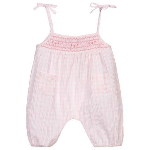 Kidiwi-Pink Check Baby Shortie | Childrensalon Outlet
