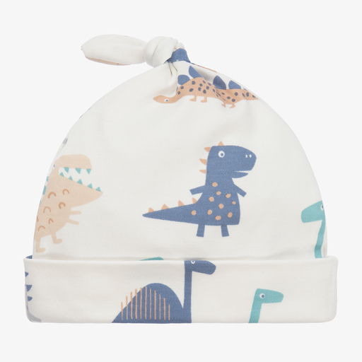 Kissy Kissy-Baby Boys Ivory Cotton Den Hat | Childrensalon Outlet