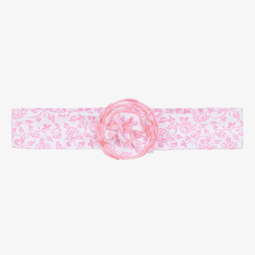 Kissy Kissy-Baby Girls Cotton Blooming Vines Headband | Childrensalon Outlet