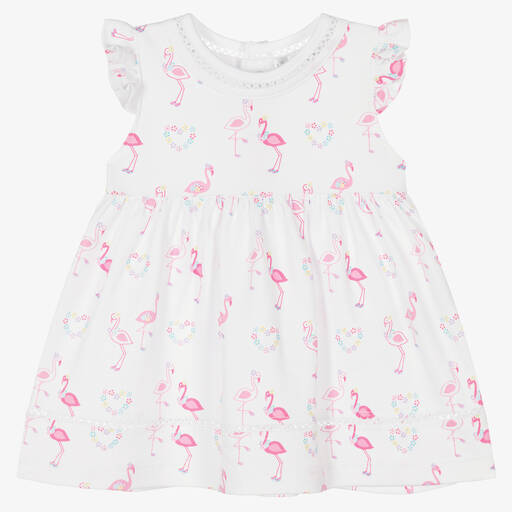 Kissy Kissy-Flowers N Flamingos Babykleid | Childrensalon Outlet