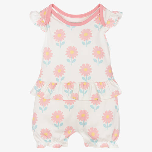 Kissy Kissy-Baby Girls Ivory Daisy Chain Shortie | Childrensalon Outlet