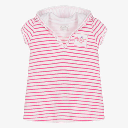 Kissy Kissy-Baby Girls Pink Aloha Whales Beach Dress  | Childrensalon Outlet