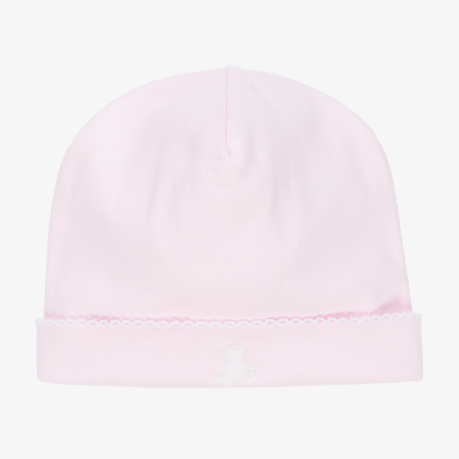 Kissy Kissy-Baby Girls Pink Cotton Ted Hat | Childrensalon Outlet