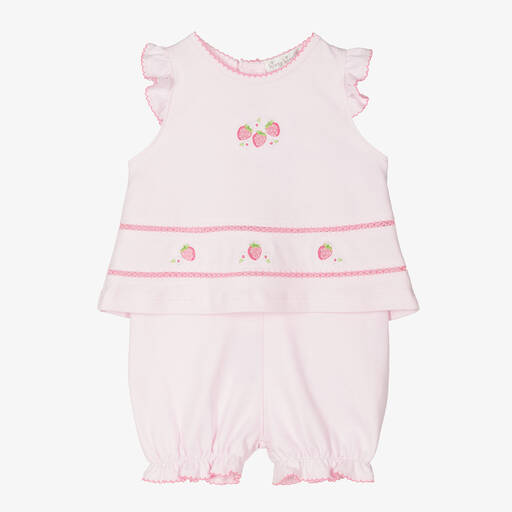 Kissy Kissy-Baby Girls Strawberry Essence Shorts Set | Childrensalon Outlet