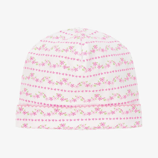 Kissy Kissy-Baby Girls White & Pink Ballet Blossoms Hat | Childrensalon Outlet