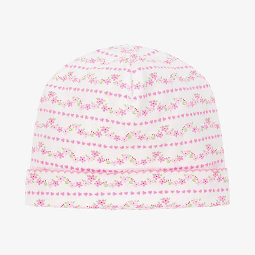 Kissy Kissy-Ballet Blossoms Mütze Weiß/Rosa | Childrensalon Outlet