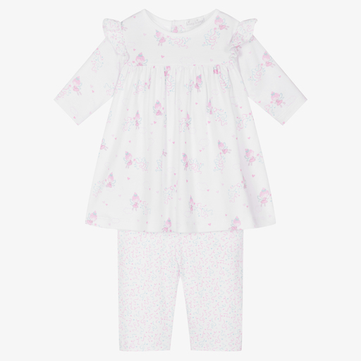 Kissy Kissy-Белое платье с феями и штанишки для малышек | Childrensalon Outlet